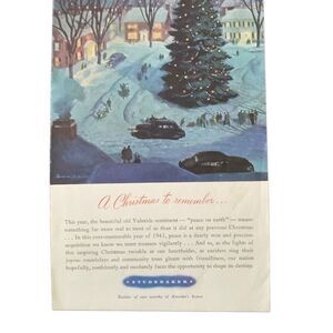 Vintage 1945 Studebaker A Christmas to Remember Ad Advertisement